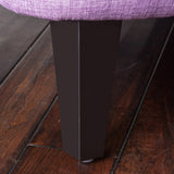 Laxford Light Purple Tufted Fabric Club Chair