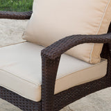 Outdoor Wicker Club Chair with Cushion, Set of 2 - NH327692