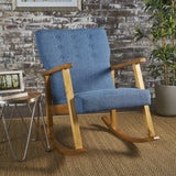 Mid Century Modern Fabric Rocking Chair - NH881203