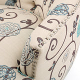 Button Tufted Fabric Club Chair - NH621992