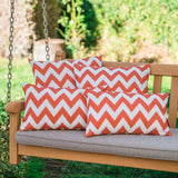 Outdoor Water Resistant Square and Rectangular Pillows - Set of 4 - NH020303