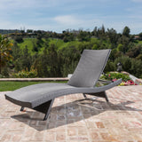 Outdoor Patio Wicker Lounge with Cover - NH948003