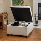 Fabric Square Storage Ottoman Coffee Table - NH938692