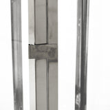 Baton Outdoor 23" Modern Stainless Steel Lantern