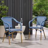 Grouse Outdoor French Bistro Chairs, Set of 2