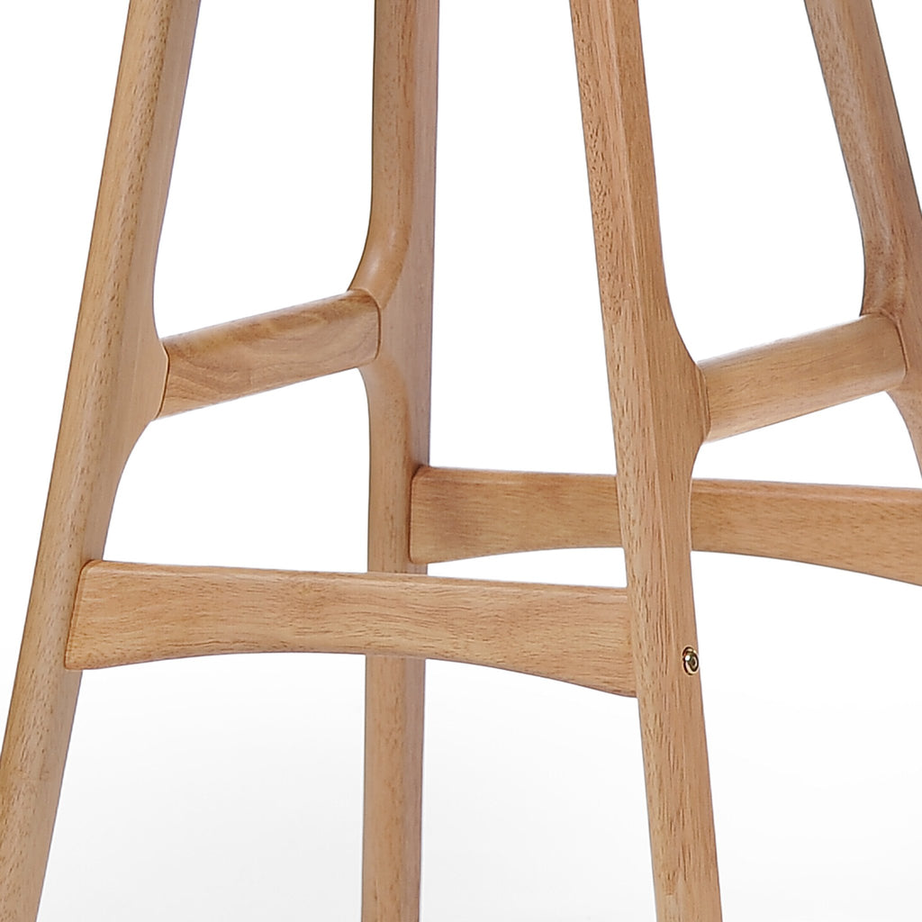 29Inch MidCentury Design Low Back Fabric Bar Chair (Set of 2) NH50 Noble House Furniture