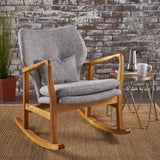 Mid Century Modern Fabric Rocking Chair - NH890203