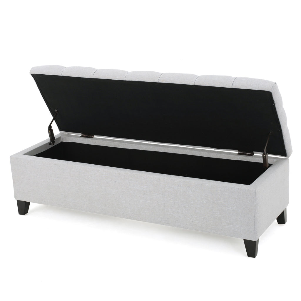 Tufted Storage Ottoman Bench NH441992 Noble House Furniture