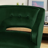 Mid Century Modern Velvet Accent Chair - NH630403
