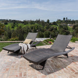 Outdoor Modern Adjustable Wicker Chaise Lounge Chair - NH256003