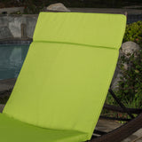 Outdoor Water-Resistant Fabric Chaise Lounge Cushions (Set of 2) - NH424612