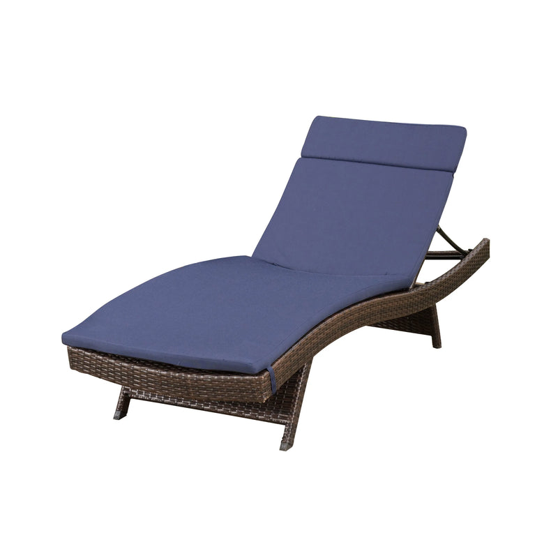 Noble house miller outdoor top chaise lounge cushion