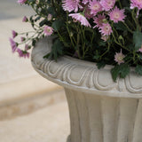 Outdoor Roman Antique Green Stone Garden Urn Planter - NH252712
