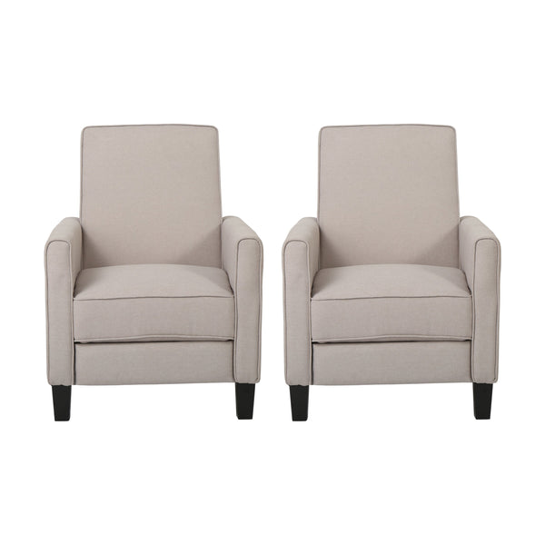 Contemporary Fabric Recliner (Set of 2) - NH562213