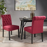 Tufted Rolltop Dining Chairs (Set of 2) - NH790903