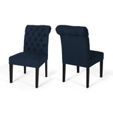 Tufted Rolltop Dining Chairs (Set of 2) - NH790903