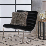 Parisian Modern Velvet Lounge Accent Chair - NH376303