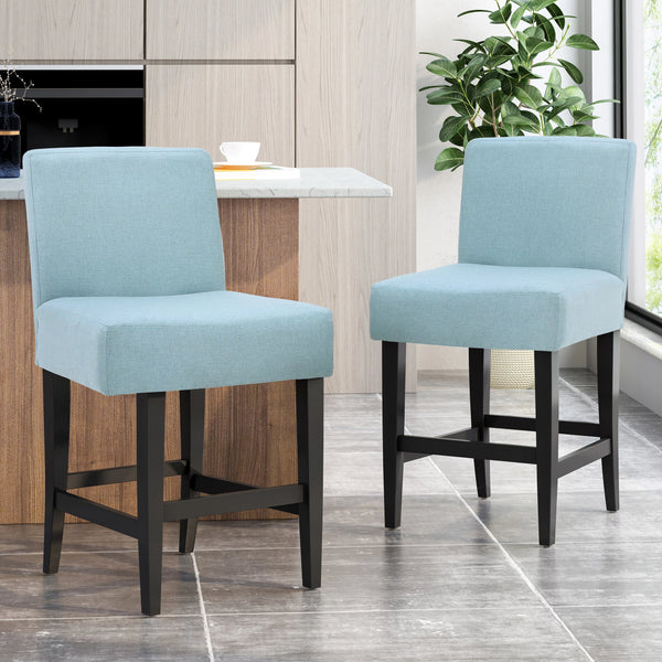 Peterborough Modern 26-Inch Fabric Counter Stool (Set of 2)