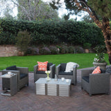4-Seater Outdoor Chat Set with Side Tables - NH254003