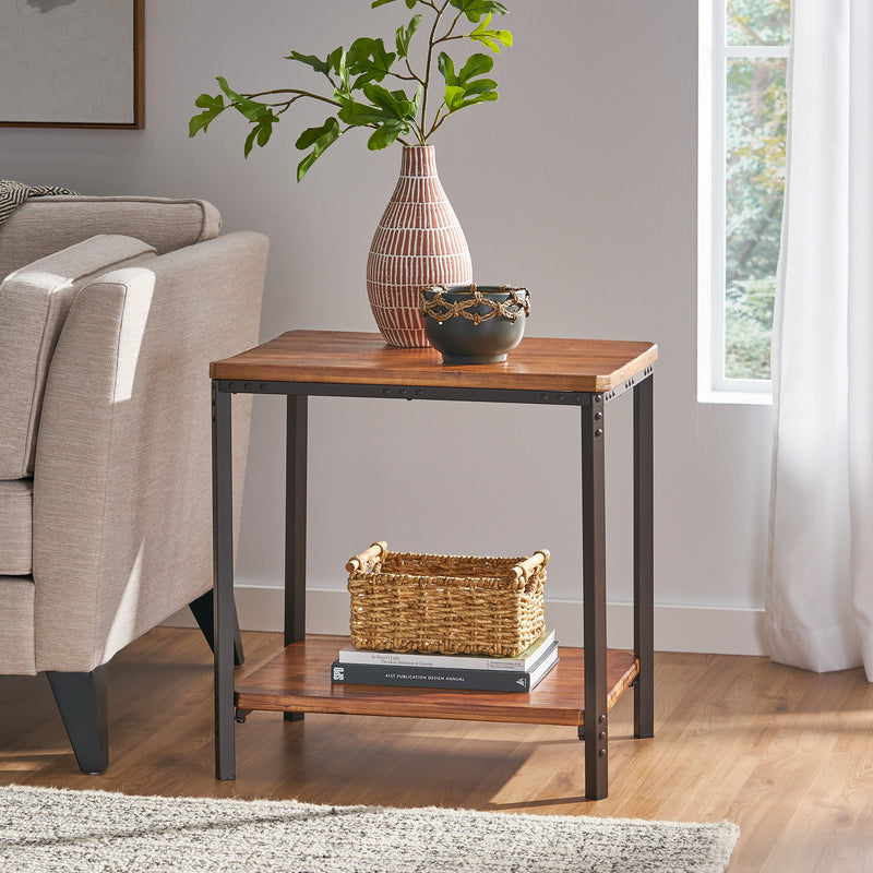 Wood Finish Side Table - NH717832