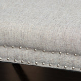 Tufted Fabric Ottoman Footstool - NH613932