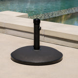 Outdoor 55 lbs Circular Concrete Umbrella Base - NH523932