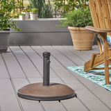 Outdoor 55 lbs Circular Concrete Umbrella Base