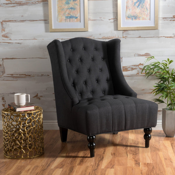 Fabric High Back Wingback  Accent Chair - NH678992