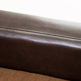 Contemporary Leather Cushioned Frame Dog Bed - NH861592