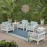 Outdoor 4 Seater  Club Chair and Table Set - NH975903
