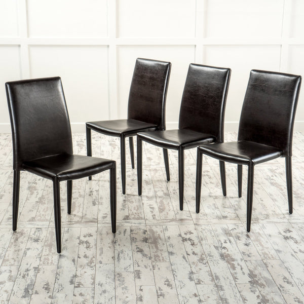 Brown Stacking Chairs (Set of 4) - NH242692