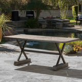 Outdoor Lightweight Concrete Dining Table - NH315692