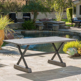 Outdoor Lightweight Concrete Dining Table - NH415692