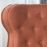 Tufted Back Studded Accent Recliner Armchair - NH756003
