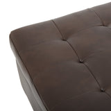 Brown PU Leather Sectional Set - NH313692