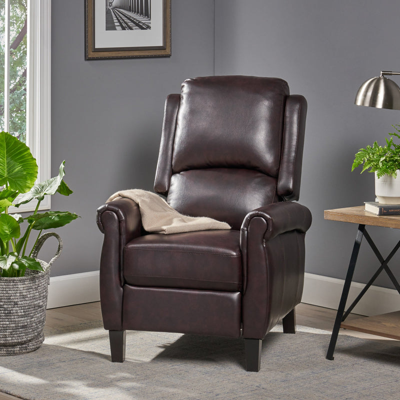 PU Leather Recliner Club Chair - NH695692