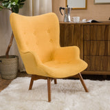 Mid Century Modern Contour Accent Lounge Chair - NH610792