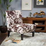 Contemporary Fabric Slipper Accent Chair - NH782792
