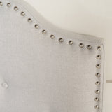 Light Grey Fabric Queen/Full Headboard - NH029892