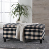 Rectangle Fabric Storage Ottoman Bench - NH304992