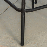 29-Inch Outdoors Dark Brown Wicker Barstools (Set of 4) - NH075992