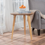 Modernistic Designed Wood Finish End Table - NH519992