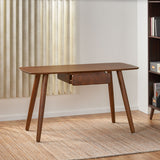 Wood Study Table with Faux Wood Overlay - NH421103