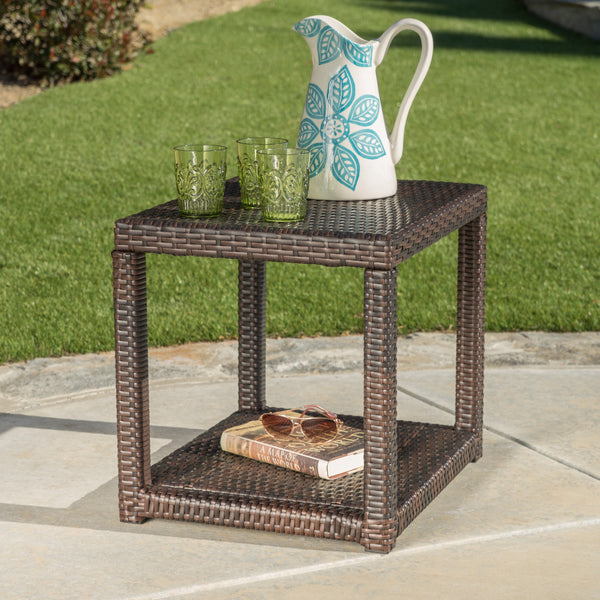 Outdoor Wicker Accent Table - NH171003