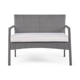 Outdoor 8 Seater Wicker Chat Set with Cushions - NH209903