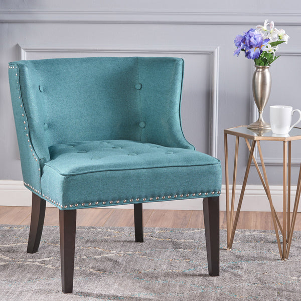 Fabric Wingback Accent Chair - NH652103