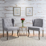 Modern Fabric Wingback Chair (Set of 2) - NH359992