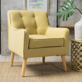Mid Century Tufted Back Fabric Accent Chair - NH765003