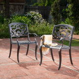 Outdoor Cast Aluminum Dining Chairs (Set of 2) - NH086003