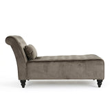 Tufted New Velvet Chaise Lounge - NH362103